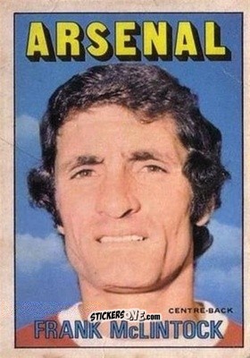 Sticker Frank McLintock - Scottish Footballers 1972-1973
 n. 121 - A&BC