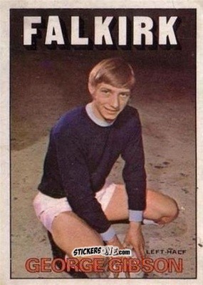 Sticker George Gibson - Scottish Footballers 1972-1973
 n. 82 - A&BC