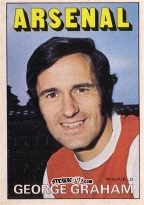 Sticker George Graham - Scottish Footballers 1972-1973
 n. 169 - A&BC