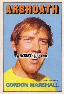 Sticker Gordon Marshall - Scottish Footballers 1972-1973
 - A&BC