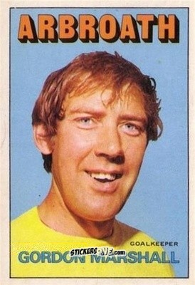 Sticker Gordon Marshall - Scottish Footballers 1972-1973
 n. 176 - A&BC