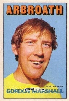 Cromo Gordon Marshall - Scottish Footballers 1972-1973
 - A&BC