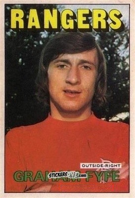Sticker Graham Fyfe - Scottish Footballers 1972-1973
 n. 104 - A&BC