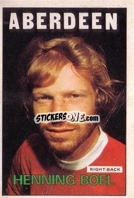 Sticker Henning Boel - Scottish Footballers 1972-1973
 - A&BC