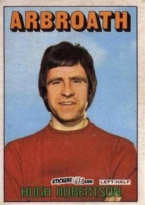 Sticker Hugh Robertson - Scottish Footballers 1972-1973
 n. 62 - A&BC