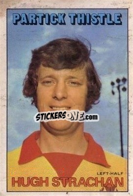 Sticker Hugh Strachan - Scottish Footballers 1972-1973
 - A&BC