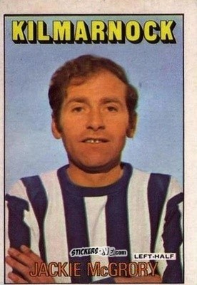 Sticker Jackie McGrory - Scottish Footballers 1972-1973
 n. 3 - A&BC