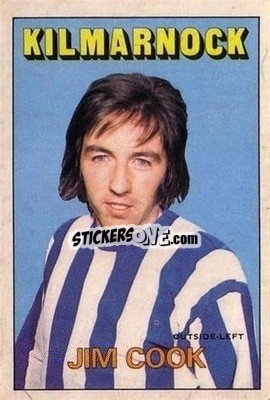 Sticker Jim Cook - Scottish Footballers 1972-1973
 - A&BC