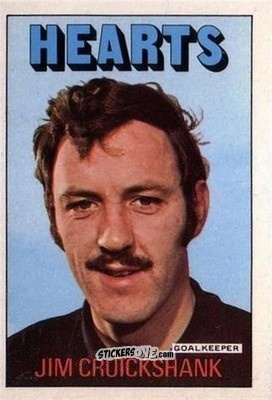 Sticker Jim Cruickshank - Scottish Footballers 1972-1973
 n. 64 - A&BC