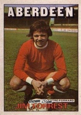 Sticker Jim Forrest - Scottish Footballers 1972-1973
 n. 47 - A&BC