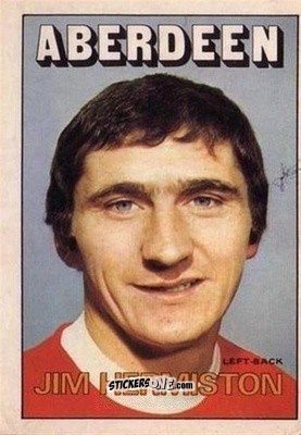 Sticker Jim Hermiston - Scottish Footballers 1972-1973
 n. 107 - A&BC