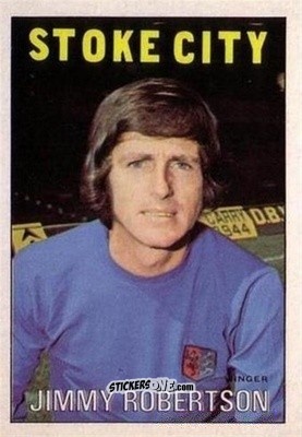 Sticker Jimmy Robertson - Scottish Footballers 1972-1973
 n. 65 - A&BC