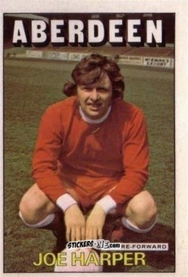 Sticker Joe Harper - Scottish Footballers 1972-1973
 n. 29 - A&BC