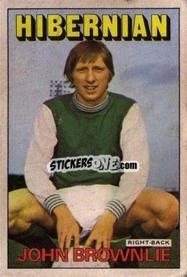 Cromo John Brownlie - Scottish Footballers 1972-1973
 - A&BC