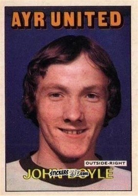 Sticker John Doyle - Scottish Footballers 1972-1973
 n. 102 - A&BC