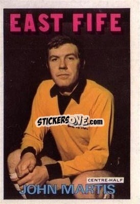 Sticker John Martis - Scottish Footballers 1972-1973
 - A&BC