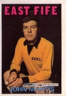 Sticker John Martis - Scottish Footballers 1972-1973
 - A&BC