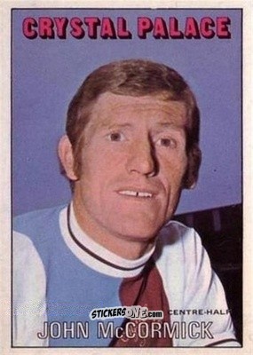Sticker John McCormick - Scottish Footballers 1972-1973
 n. 70 - A&BC