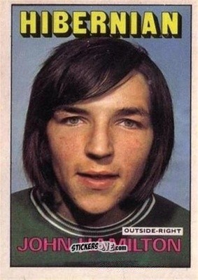Sticker Johnny Hamilton - Scottish Footballers 1972-1973
 n. 123 - A&BC
