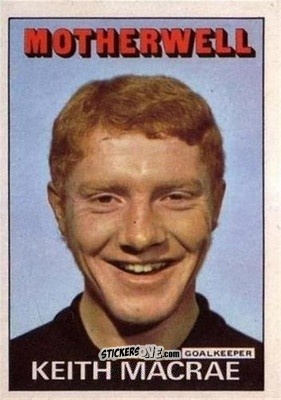Sticker Keith MacRae - Scottish Footballers 1972-1973
 n. 41 - A&BC