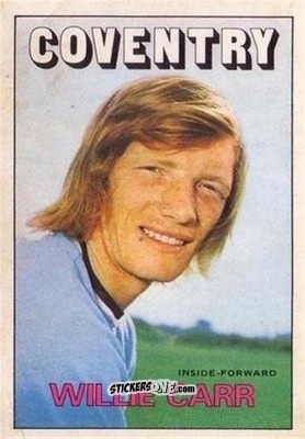 Sticker Willie Carr - Scottish Footballers 1972-1973
 n. 156 - A&BC