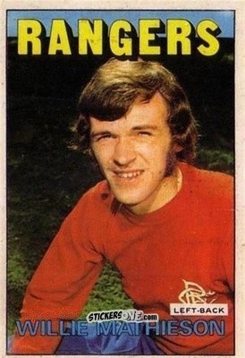 Sticker Willie Mathieson - Scottish Footballers 1972-1973
 n. 132 - A&BC
