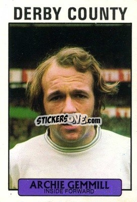Sticker Archie Gemmill - Footballers 1971-1972
 - A&BC
