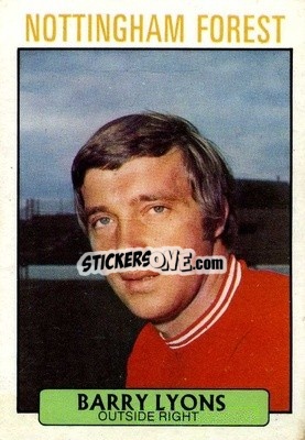 Sticker Barry Lyons - Footballers 1971-1972
 n. 42 - A&BC