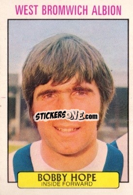 Sticker Bobby Hope - Footballers 1971-1972
 n. 140 - A&BC