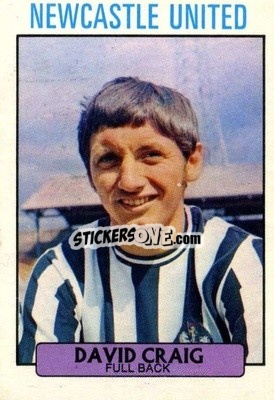Sticker David Craig - Footballers 1971-1972
 n. 82 - A&BC