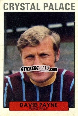 Sticker David Payne - Footballers 1971-1972
 - A&BC