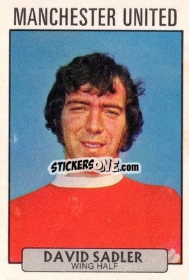 Sticker David Sadler - Footballers 1971-1972
 n. 125 - A&BC
