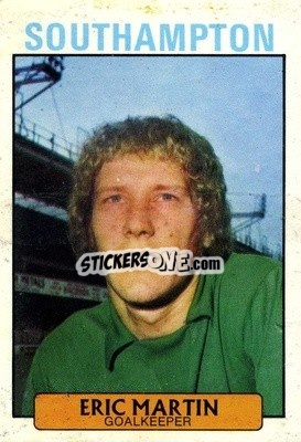 Sticker Eric Martin - Footballers 1971-1972
 n. 54 - A&BC