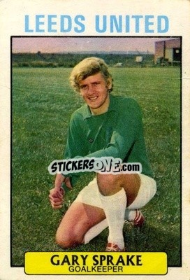 Sticker Gary Sprake - Footballers 1971-1972
 n. 4 - A&BC