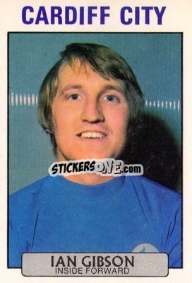 Sticker Ian Gibson - Footballers 1971-1972
 n. 135 - A&BC