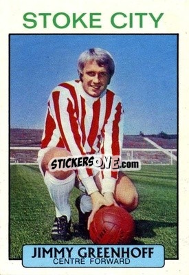 Sticker Jimmy Greenhoff - Footballers 1971-1972
 - A&BC