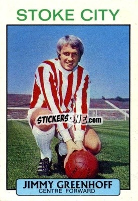 Sticker Jimmy Greenhoff - Footballers 1971-1972
 n. 45 - A&BC