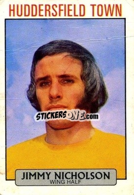 Sticker Jimmy Nicholson - Footballers 1971-1972
 n. 71 - A&BC