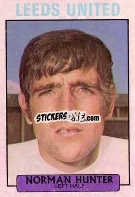 Sticker Norman Hunter - Footballers 1971-1972
 n. 225 - A&BC