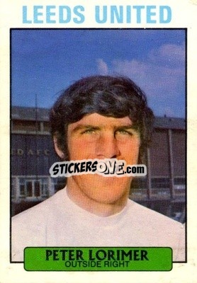 Sticker Peter Lorimer - Footballers 1971-1972
 n. 88 - A&BC