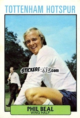Cromo Phil Beal - Footballers 1971-1972
 n. 37 - A&BC
