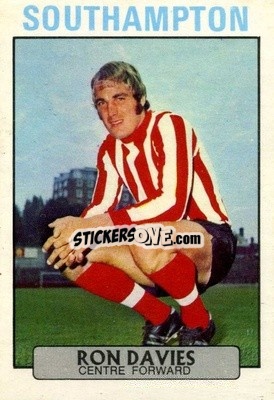 Sticker Ron Davies - Footballers 1971-1972
 n. 29 - A&BC