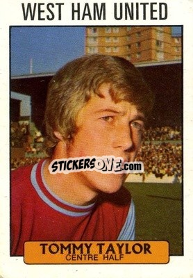 Sticker Tommy Taylor - Footballers 1971-1972
 n. 63 - A&BC