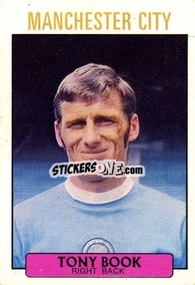 Sticker Tony Book - Footballers 1971-1972
 n. 59 - A&BC