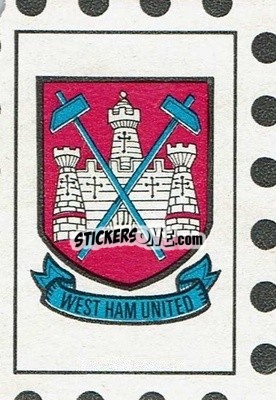 Sticker West Ham United - Footballers 1971-1972
 n. CC22 - A&BC