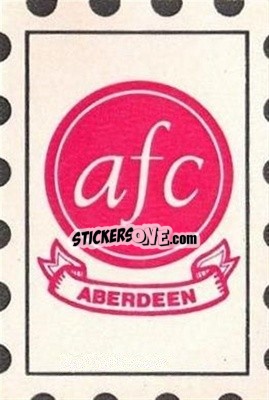 Sticker Aberdeen - Scottish Footballers 1971-1972
 n. CC1 - A&BC