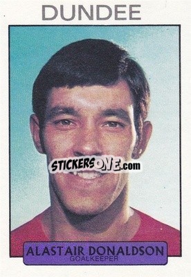 Sticker Alastair Donaldson - Scottish Footballers 1971-1972
 - A&BC