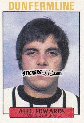 Sticker Alex Edwards  - Scottish Footballers 1971-1972
 n. 31 - A&BC