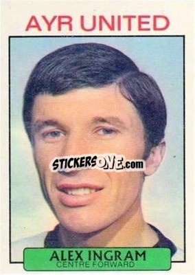 Sticker Alex Ingram - Scottish Footballers 1971-1972
 n. 30 - A&BC