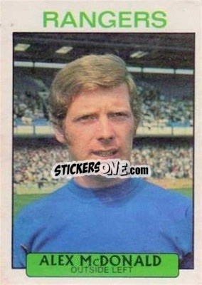 Sticker Alex MacDonald - Scottish Footballers 1971-1972
 - A&BC